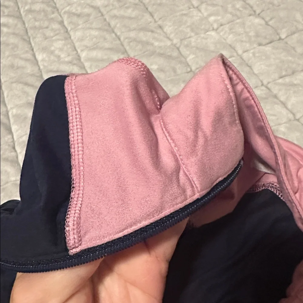 Hanna Andersson blue and pink‎ baby girl toddler track jacket 18-24 months